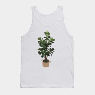 Fiddle Leaf Fig Tree Illustration Tank Top